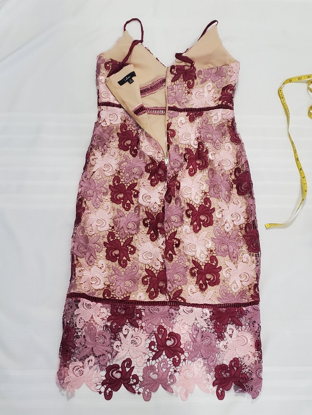 Lulu's Endless Elegance Mauve Multi Lace Bodycon Dress - Picture 8 of 10
